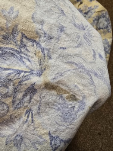 Lauren Ralph Lauren Full Flat & Fitted Sheet Yellow Blue Rose Floral French Coun - Bild 8 von 10