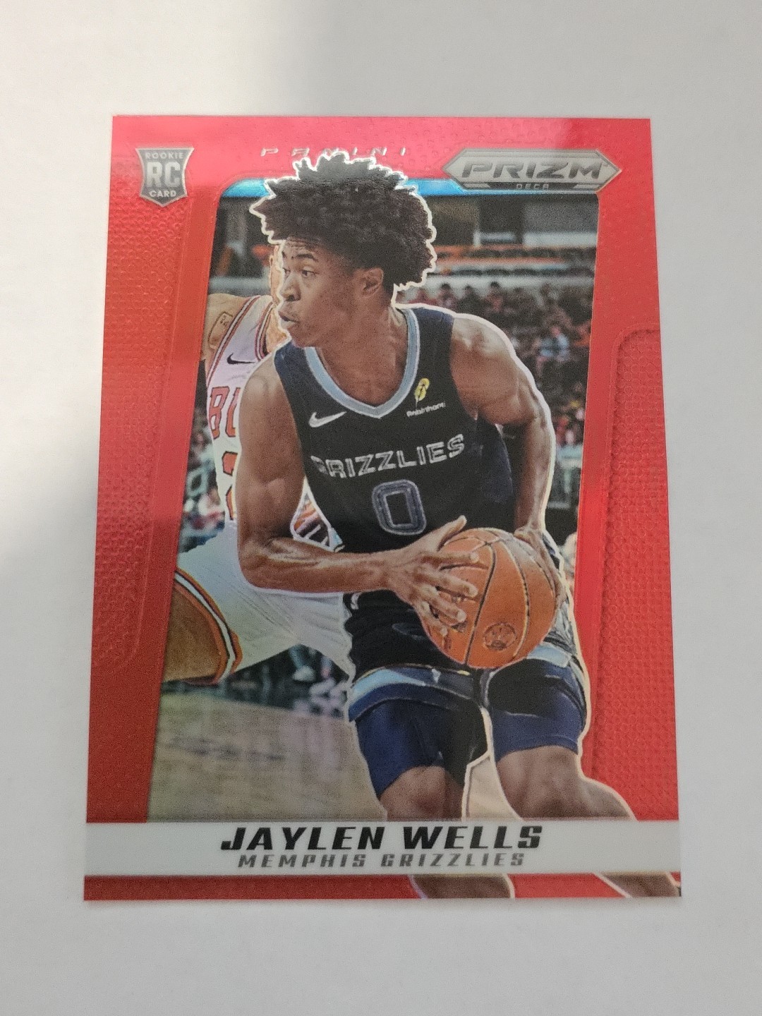 2024-25 Panini Prizm Deca Red Prizm #21 Jaylen Wells /199 Rookie RC