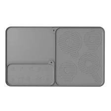 Silicone Coffee Mat 25"x16'' Large Coffee Bar Mat for Counter Station Accesso...