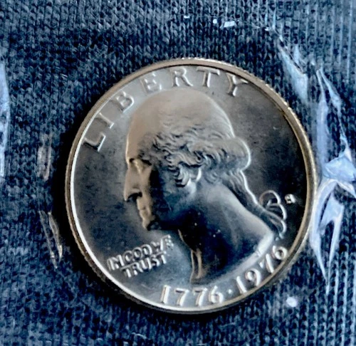 1776 ~ 1976 S Washington Bicentennial 40% Silver Quarter From Uncirculated Set