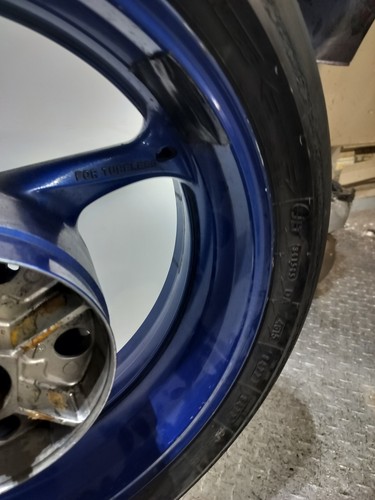 2008-2009 SUZUKI GSXR 600 750 OEM REAR WHEEL STRAIGHT!! - Picture 10 of 15