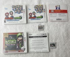 Mario & Luigi: Dream Team & Luigi’s Mansion (Nintendo 3DS, 2013) Complete-Tested