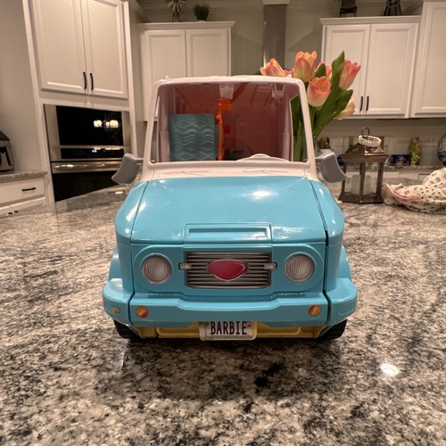 Barbie Ultimate Puppy Mobile Toy Van SUV Pet Camper Large 15" Long Works #shelf - Picture 3 of 21