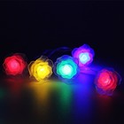 7.3ft 20 LEDs Rose Battery Operated LED Christmas String Light, 2 Work Modes