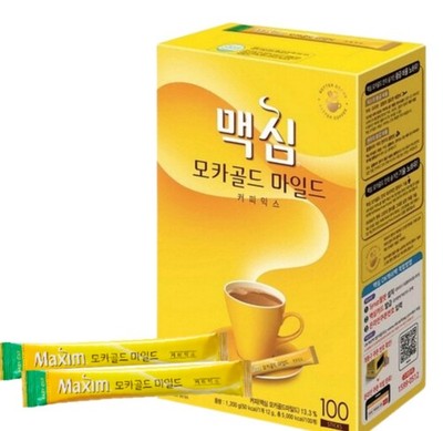 Maxim Mocha Gold Mild 100 Sticks (No Box - Eco-friendly Packaging)