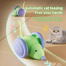 Pet Toys Interactive Cat Toy Electric Mouse Car - Automatic Teaser With Intellig