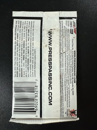 2010 Press Pass Stealth NASCAR Racing Packs Factory Sealed - Picture 2 of 2