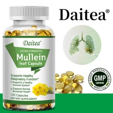 Mullein Leaf Capsules - Enhance Digestive Health - Nervous System Health