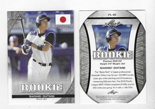 SHOHEI OHTANI 2018 LEAF "JAPAN FLAG EXCLUSIVE EDITION" ROOKIE CARD RC #FL-01