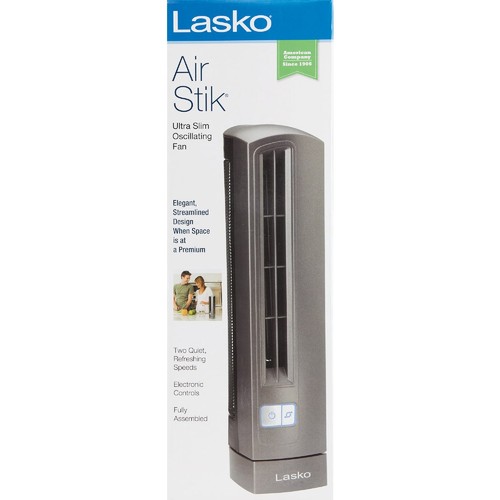 Lasko Air Stik 12 In. Table Fan 4000 Lasko 4000 046013437006 Gray - Picture 4 of 4