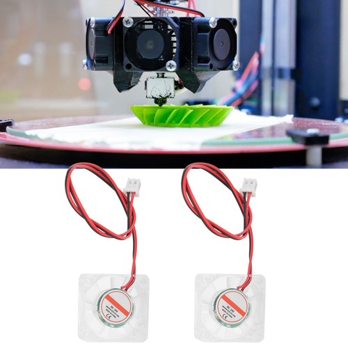 24V 2 Stück Transparenter 3D-Drucker-Lüfter ABS-Material Leiser Betrieb❀ - Afbeelding 10 van 16