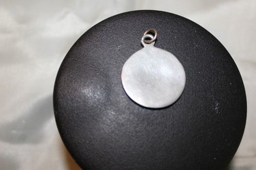 Vintage Rare Hopi Native Silver Purple Rams Head Pendant 1.50"Long - Picture 6 of 6