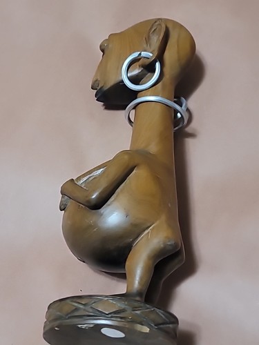 Escultura africana tallada a mano - Usada - Imagen 11 de 11