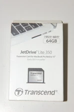 Transcend JetDrive Lite 350 64GB Expansion Card for MacBook Pro Retina 15'' NEW