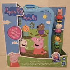 Peppa Pig And Friends With Carry Along Case New