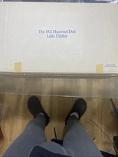 Goebel M.I. Hummel Doll Little Fiddler Original Box With Violin & Accessories