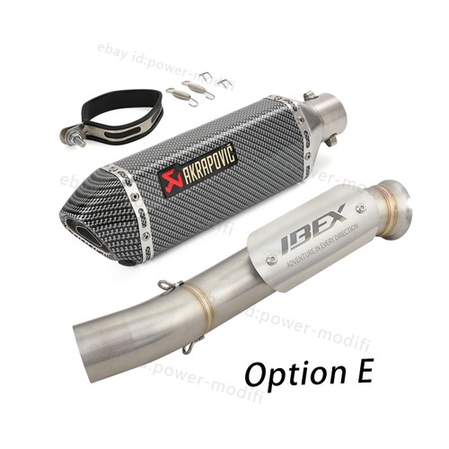 For CF-Moto IBEX800 2022-2025 Steel Tail Muffler Mid Link Pipe 51MM Exhaust Tips - Picture 9 of 13