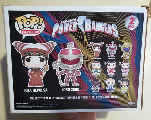 Funko POP Power Rangers Rita Repulsa Lord Zedd Bam Books - Picture 4 of 8