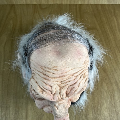 Adult Zagone Studios Half Mask Ebenezer Scrooge Old Man Troll USA Made - Picture 7 of 11