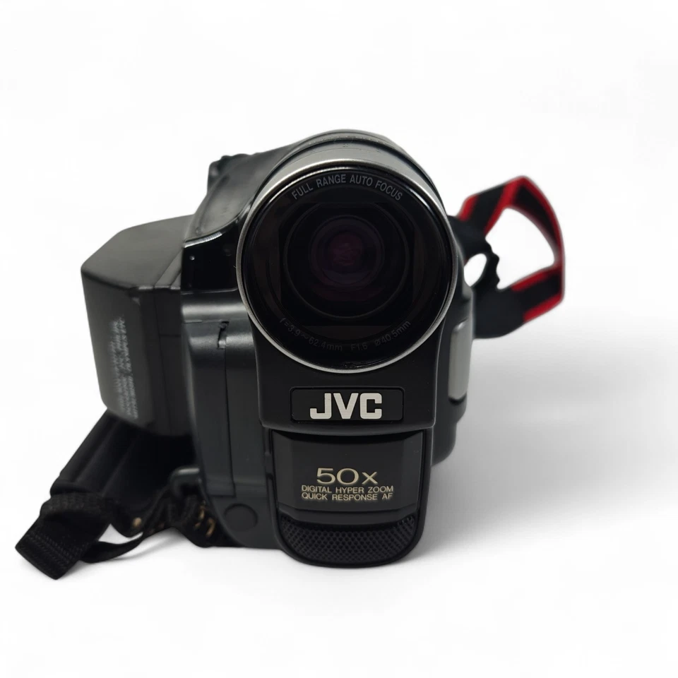 JVC GR-FXM15E Camcorder LCD 50x VHSC Retro Video Camera, Bag, Charger - Image 3 of 4
