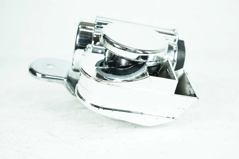 1995 Harley Touring Road King Air Horn Signal Klaxon Chrome Cover Wolo Bad Boy - Imagem 4 de 4