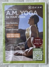 Rodney Yee's A.M. Yoga For Your Week DVD Workout Build Strength Gaiam