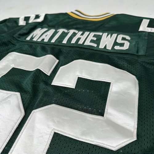 VTG Reebok On Field Clay Matthews #52 Green Bay Packers Jersey Men 54 Sewn - Picture 11 of 11