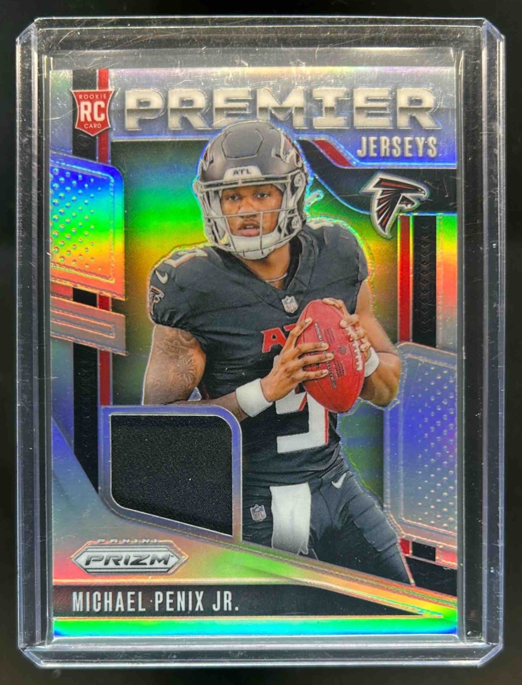 2024 Prizm Michael Penix Jr. Premier Jerseys RC Rookie #PJ-MPJ Falcons