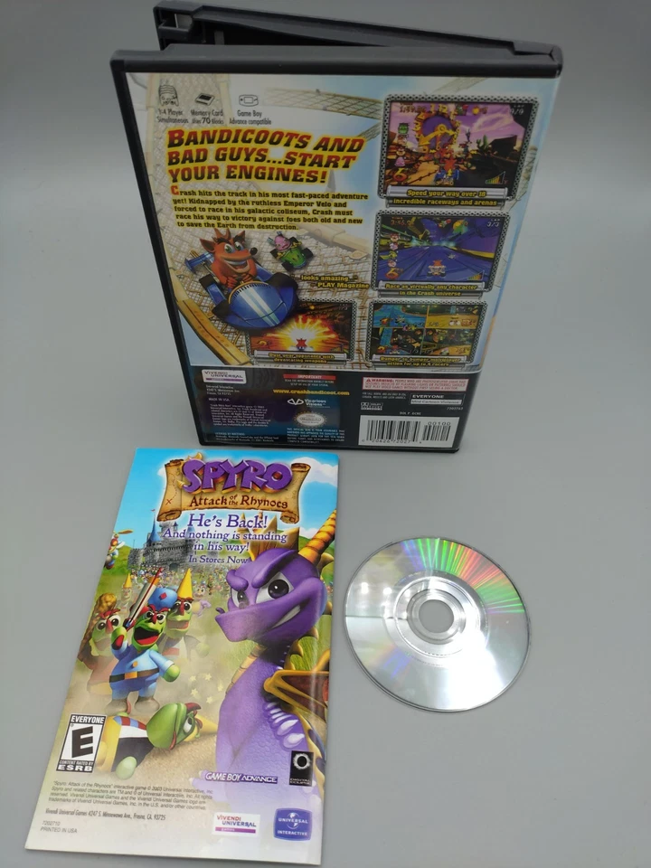 Crash Nitro Kart- Nintendo GameCube Complete (CIB) Black Label -Like New - Image 2 of 2