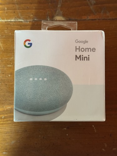 Google Home Mini GA00275-US Smart Speaker with Google Assistant - Aqua. NEW - Picture 1 of 3