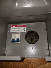 TEMPORARY POWER OUTLET PANEL 50 AMP 120V/240V