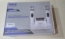 Pyle USA UHF Wireless Microphone System PDWM3100 White