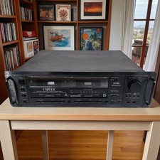 Carver Model TDR-2400 Double Auto-Reverse Cassette Deck Japan Tested Working   			