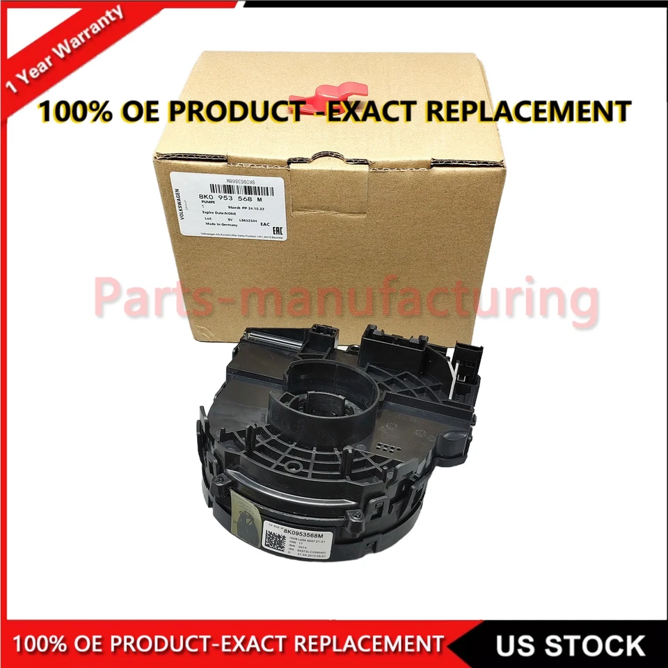 New 8K0953568M Steering Angle Sensor Slip Ring for Audi SQ5 2014 2015 2016 Foto 4 de 4