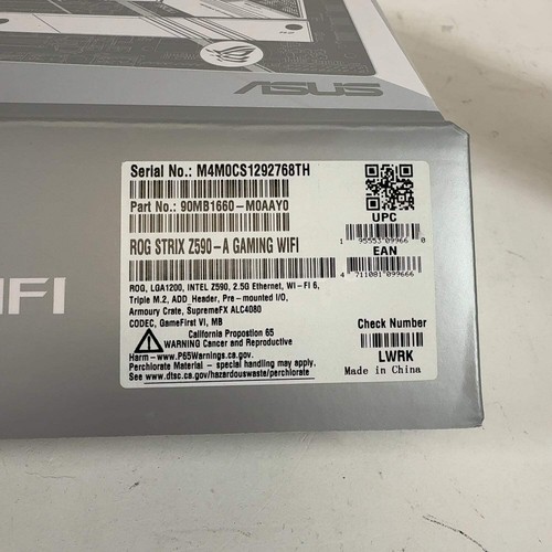 Asus Rog Strix Z590-A Gaming Wifi LGA 1200 ATX - Imagen 12 de 15