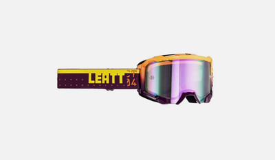 2023 LEATT Velocity 4.5 Iriz Bullet Proof Goggles Indigo Purple 8023020390