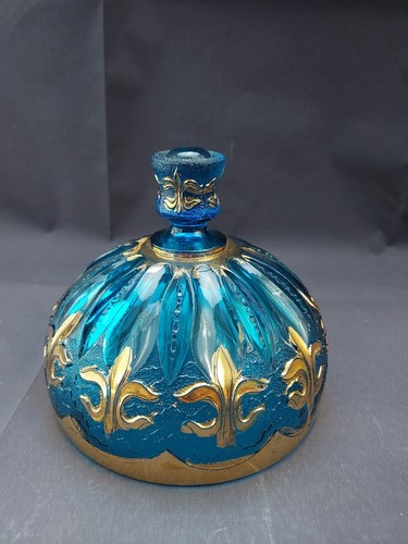 Jefferson Blue Iris And Meander Butter Dish - Picture 6 of 12