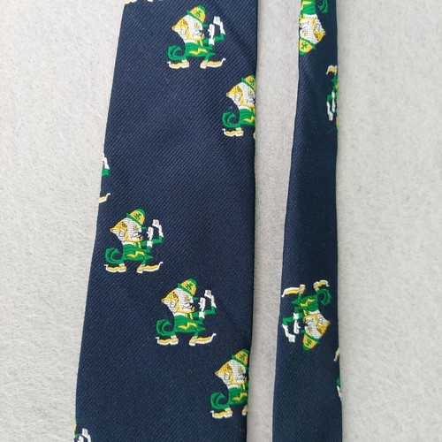 Vintage Notre Dame Necktie Fighting Irish Official Bookstore Campus Exclusive - Picture 5 of 16