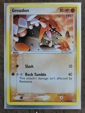 Groudon Holo 5/106 EX Emerald Pokemon
