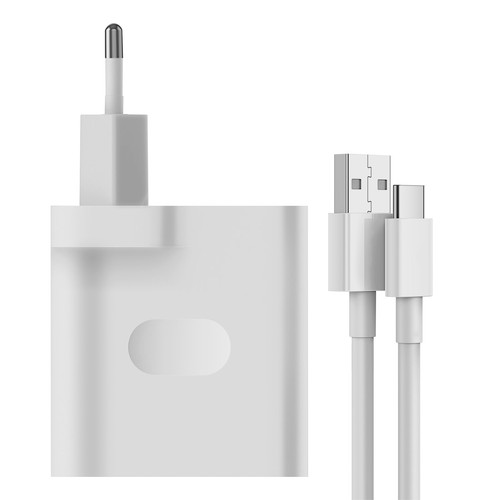 Chargeur officiel Oppo USB 30W avec Câble USB vers USB-C Blanc - Photo 2 sur 6