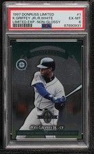 1997 Donruss Limited Exposure Non-Holographic Ken Griffey Jr Rondell White ws9