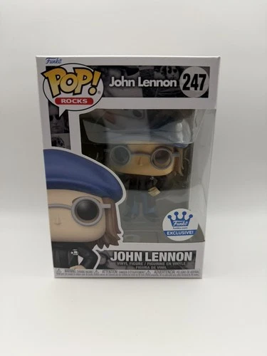Funko Pop! Rocks: John Lennon Exclusive #247 in box, vaulted,