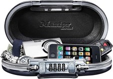 Master Lock Portable Safe - Resettable Combination - Grey black new in box