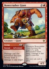 Bonecrusher Giant -Foil Light Play MTG Throne of Eldraine