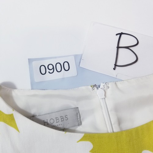 Abito Hobbs London Cleo in avorio lemondrop tubino donna taglia 6 bianco verde - Foto 15 di 15