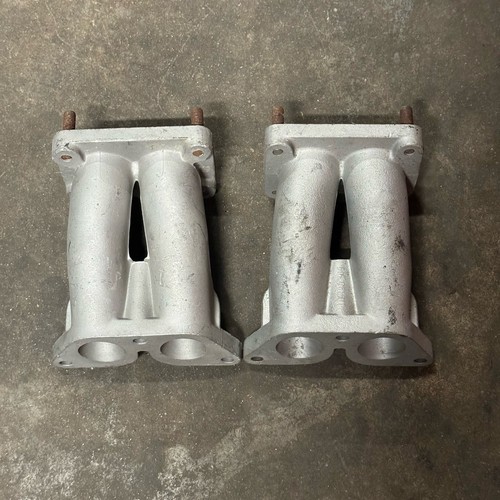 Porsche 356 A B C Intake Manifold Pair Zenith Carburetor 616.08.311 CARBS - Picture 3 of 5
