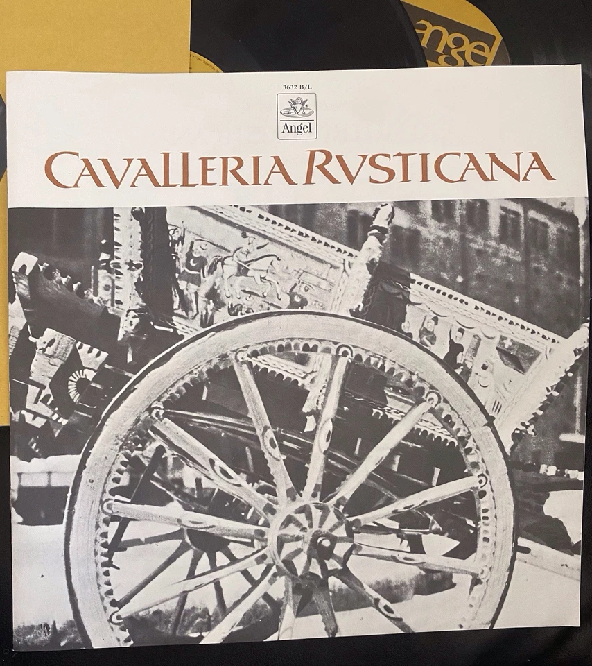 2 LP Box Opera Cavalleria Rusticana VICTORIA DE LOS ANGELES Franco Corelli Class - Image 3 of 3