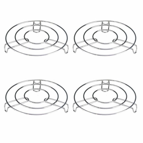 4X Stainless Steel Trivet Stainless Steel Pot Trivet for Kitchen Bar Hot - Picture 1 of 7