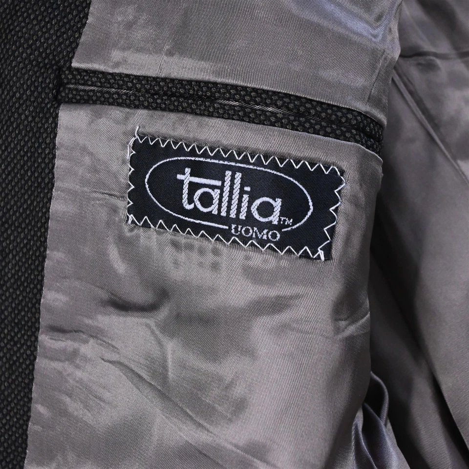 De Colección Hecho en EE. UU. Tallia 42L 36x32 Marrón Ojo de Pájaro Lana Hombres Chaqueta Pantalones Traje Foto 4 de 4