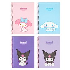 Sanrio Characters Unruled Blank Spiral Notebook Drawing Book Sketchbook 1PC 